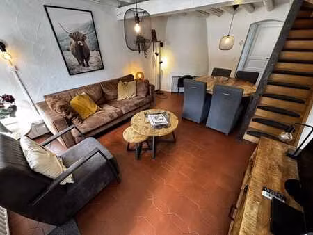 maison mitoyenne avec jardin dans le village