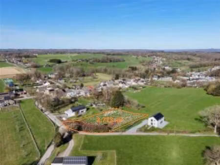 superbe terrain avec vue dégagée à villers-aux-tours.