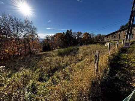 parcelle d'environ 1 040 m² sur les hauteurs de stoumont