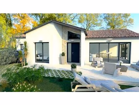 terrain avec maison neuve à vendre