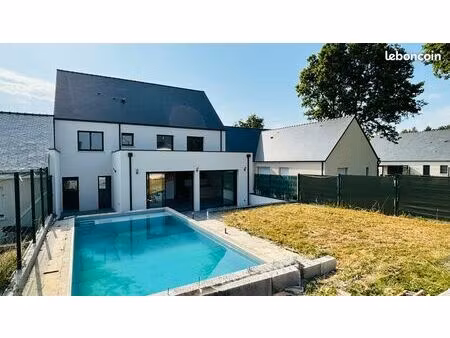 villa 157 m2 avec piscine à pont mahé - assérac
