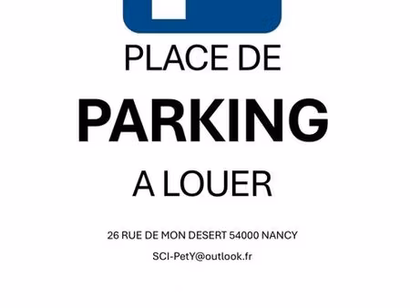 place de parking