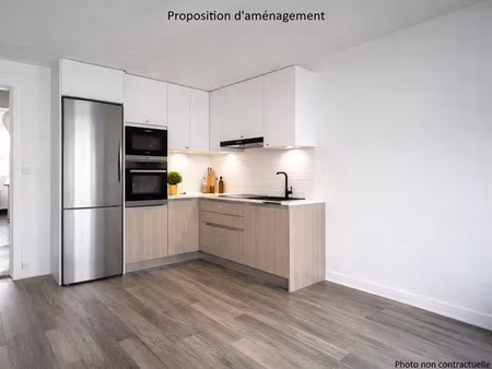 2 pieces traversant - canal saint martin