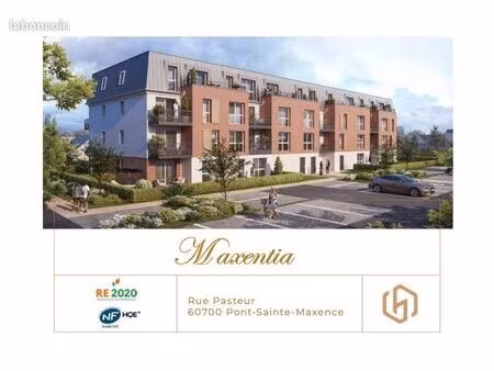 appartement . 2 pièces . 52 56 m2 . pont-sainte-maxence (60700)