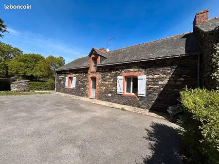 ? longère en pierre – dpe c – 93m² + 50m² aménageables – 45 min du périph de nantes