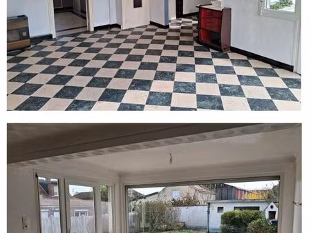 maison individuelle 100m² + garage + jardin + cave + dépendance