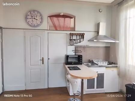 f1bis meuble proche de la gare