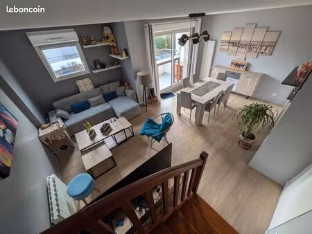 appartement duplex t3 lumineux de 59 m² – proche port et centre-ville (beaupré lalande) – 