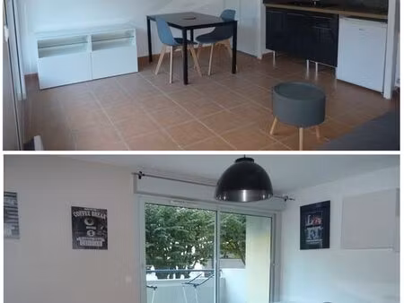 t1 bis meublé 31m2  parking  proche centre et fac