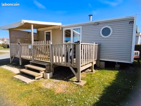 mobile home 5 personnes vue sur mer a vendre le portel