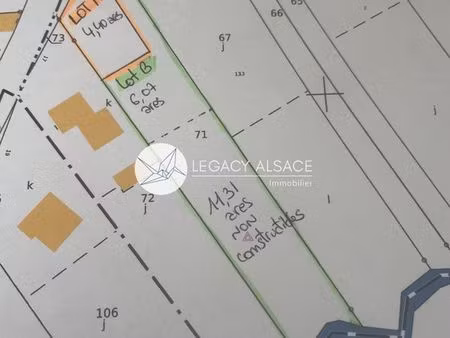 terrain 440 m² marmoutier