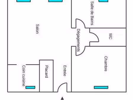 44m2 avec garage entre crepy et compiegne