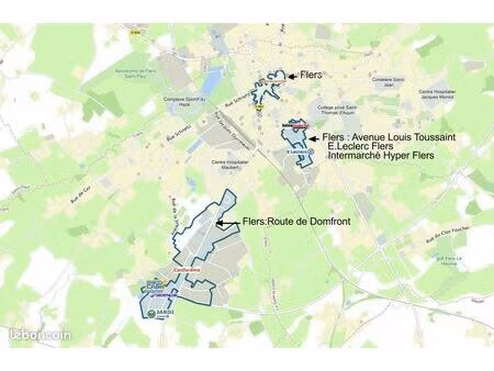 local commercial 205 m² flers