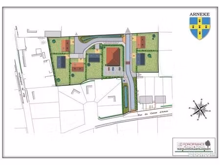 terrain a batir libre de constructeur à arneke