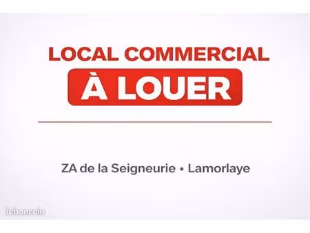 location local commercial / hangar – 550 m² – za de la seigneurie – lamorlaye (60)
