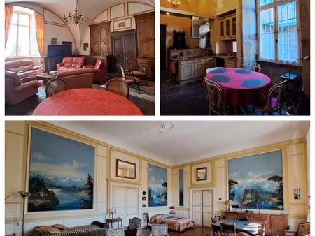 ensemble immobilier : app. privatif de charme + app. locatifs 1000e+ gîte +garage 140 m2 +