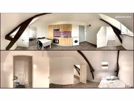 appartement meublé - entièrement rénové - internet gratuit - plein centre