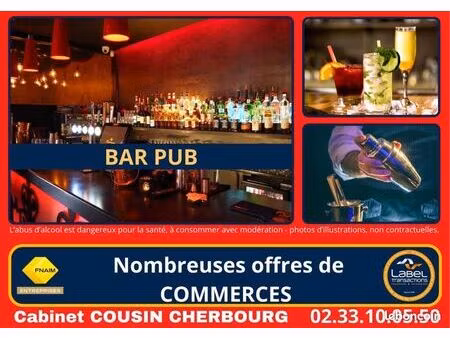 fonds de commerce bar cherbourg en cotentin