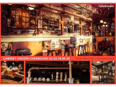 fonds de commerce bar  jeux cherbourg en cotentin