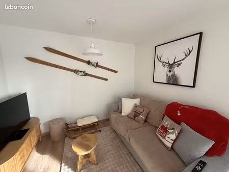 appartement rénové t3 - 50m2 - pied des pistes bolquère - pyrénées 2000