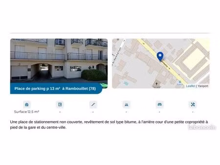 location parking extérieur
