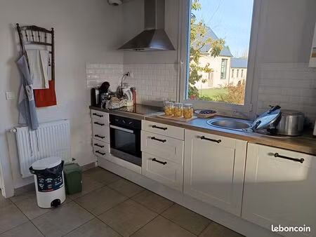 maison 86 m2  jardin  champeaux  50530