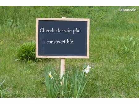 cherche terrain à vendre