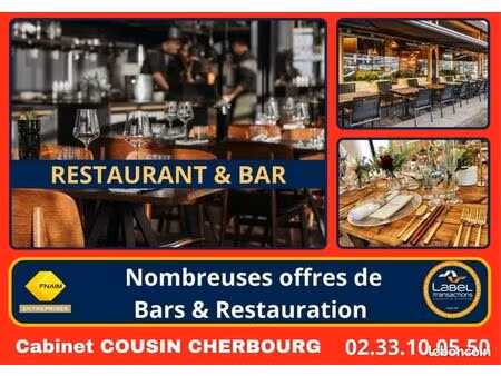 fonds de commerce bar cherbourg