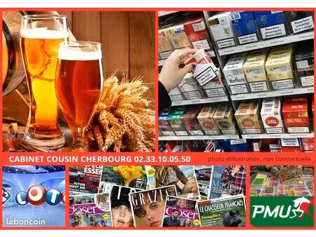 fonds de commerce bar  tabac  fdj cherbourg en cotentin