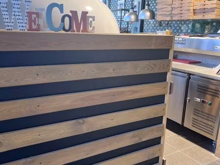 pizzeria à emporter – fonds de commerce – four à bois – à 15 min de vannes