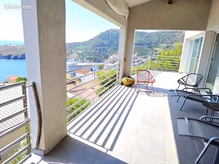 villa vue mer panoramique – 232 m² – 6 chambres – cerbère