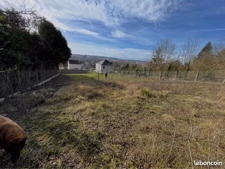 terrain 1275m2 avec vue exceptionnelle