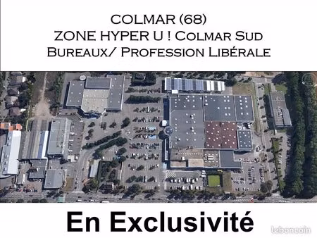 locaux professions libérales ou médicales ou bureaux 552 m² à colmar avec parking en exclu