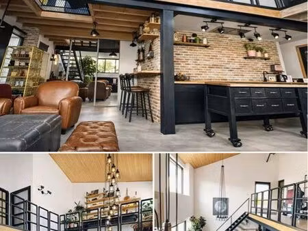 loft rénové esprit industriel – ambiance atelier  volumes uniques  extérieur facile à vivr