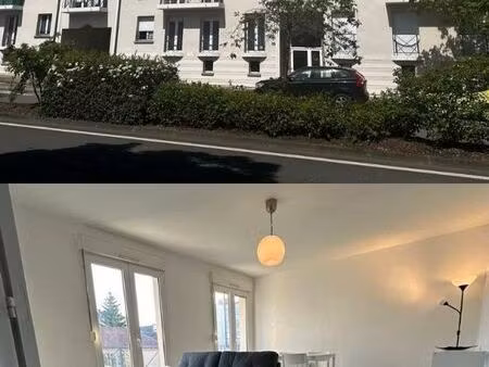 f2 meublé de 52 m2 à metz sablon avec parking  cellier et balcon