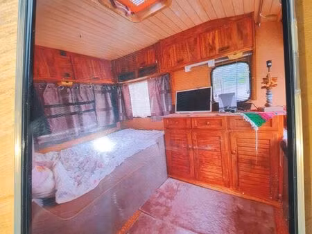 location caravane sur terrain privé