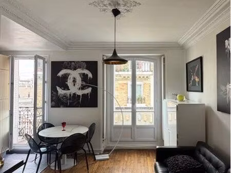 puteaux – duplex meublé 2 pièces – dernier étage – vue la défense + balcon