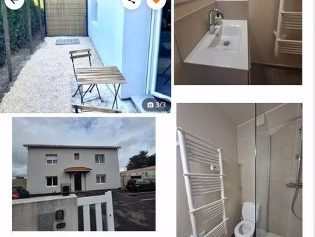 joli t2 meublé avec extérieur & parking - libourne epinette