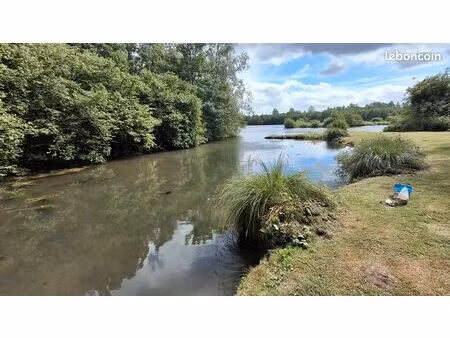 étang avec petite partie boisée à vendre