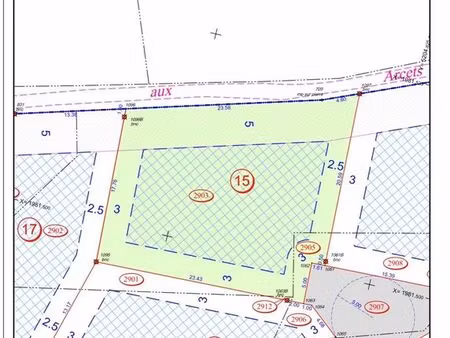 à vendre – terrain constructible à magland