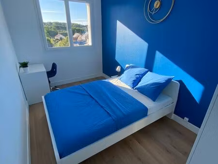 chambre meublée dans beau t5 rénové / gare sud