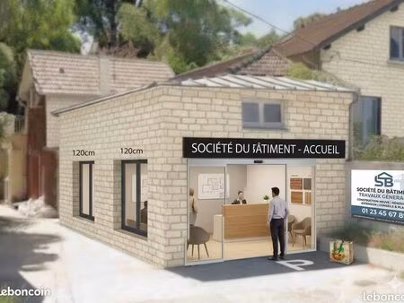 local commercial / boutique / bureau sur rue : 35 m2