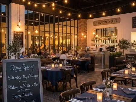restaurant 350 m² – ca ~900k – terrasse