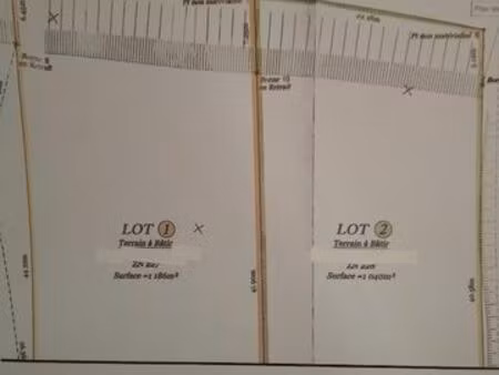 terrains a bâtir