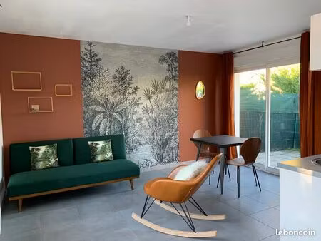 t1 récent avec terrasse et jardin