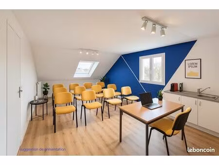 salle de réunion modulable - 35 m² - idéale pros & évènements