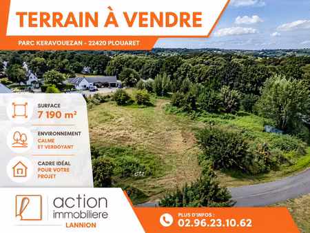 vente terrain à plouaret (22420) : à vendre / plouaret