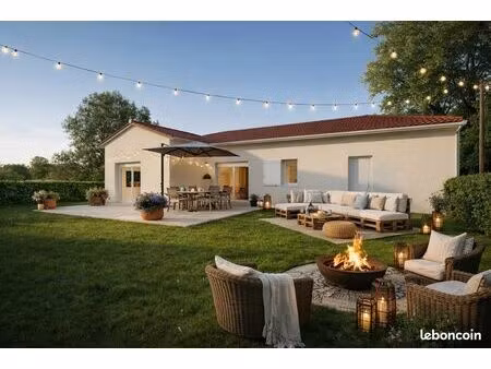 maison neuve + terrain viabilisé de 571 m²