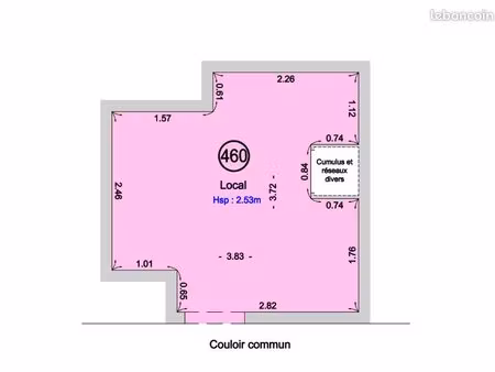 local de stockage de 12m2
