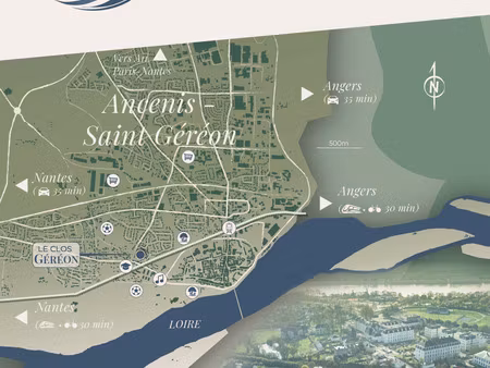 vente terrain à ancenis-saint-géréon (44150) : à vendre / ancenis-saint-géréon